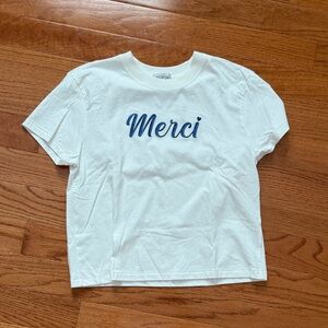 Wildfox White Merci  T-Shirt